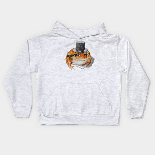 Fancy Tomato Frog Kids Hoodie by JJacobs